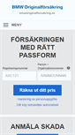 Mobile Screenshot of bmworiginalforsakring.se